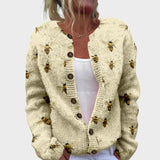 Cardigan Floral de Outono