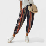 Calças de linho modernas e casuais