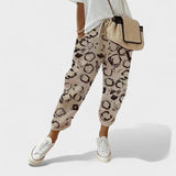 Calças de linho modernas e casuais