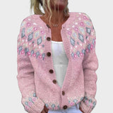 Cardigan Floral de Outono