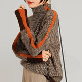 Pullover com gola alta