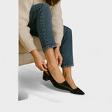 Sapatos de salto alto crocodilo