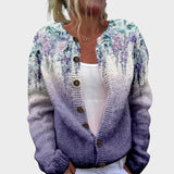 Cardigan Floral de Outono