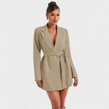 Vestido blazer preto