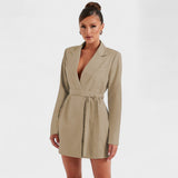 Vestido blazer preto