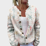 Cardigan Floral de Outono