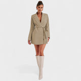 Vestido blazer preto