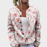 Cardigan Floral de Outono