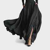 Vestido longo preto elegante