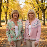 Cardigan Floral de Outono