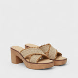 Saltos grossos com tiras cruzadas