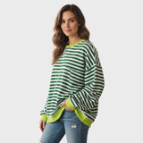 Camisola casual de manga comprida