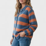 Blusa de malha com riscas