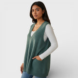 Colete de malha aconchegante