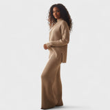 Conjunto Cosy de Tricô Canelado de 2 Peças