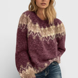 Suéter de algodão tricotado e aconchegante