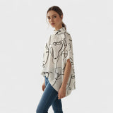 Blusa de noite versátil