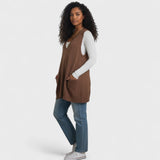 Colete de malha aconchegante