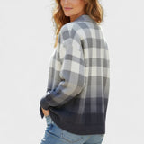 Blusa de malha xadrez