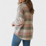 Blusa de malha xadrez