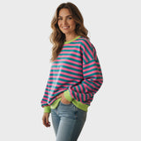 Camisola casual de manga comprida